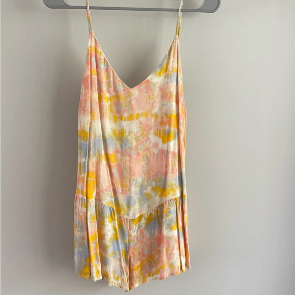 Wild Honey Pants - Wild Honey Boutique - Tie Dye Sleeveless Romper - Size Medium - NWT!